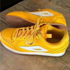 Fila Vibrant Yellow Athletic Shoes